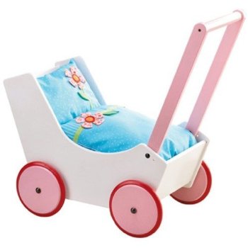 Poppenwagen Bloemen - Haba