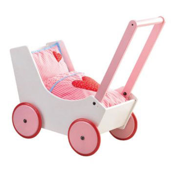 Poppenwagen hartje - Haba
