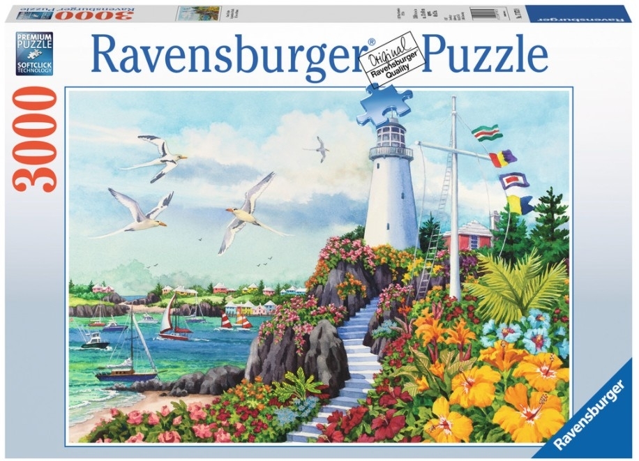 bespotten hardware contact Vuurtoren, bloemen, vlaggen, vogels, scheepjes, puzzel Ravensburger