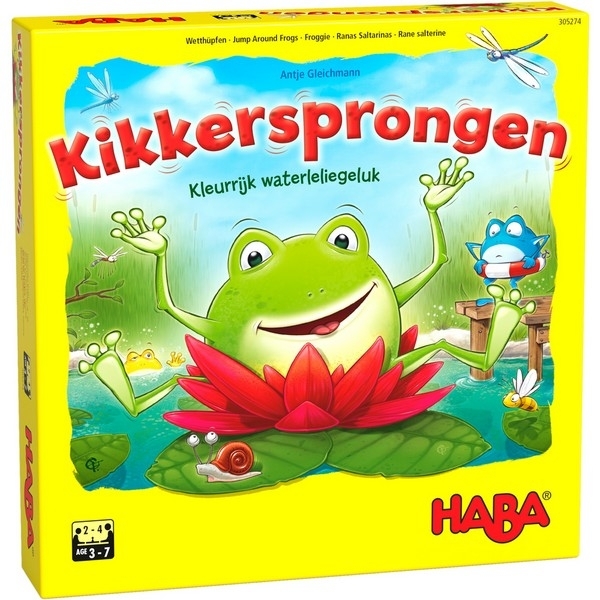 schouder briefpapier Ideaal Kikkersprongen, kikkerspel, kikkerspringen, Haba kikker spel, spel met  kikkers