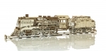 Wooden Express met tender en rails - Wooden.City