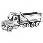 Freightliner Dump Truck 114SD - Metal Earth