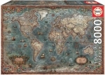 Legpuzzel - 8000 - Historische wereldkaart