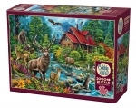 Legpuzzel - 2000 - Red Roofed Cabin