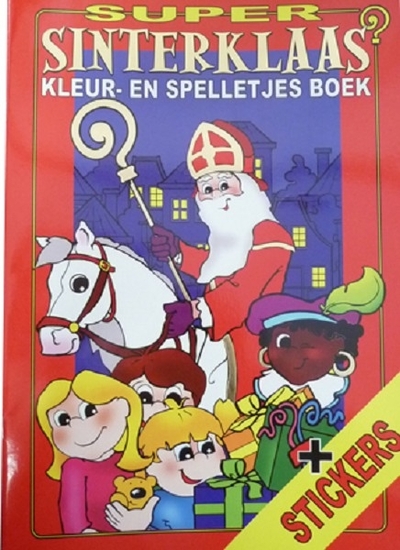 Super Sinterklaas kleur- en spelletjesboek