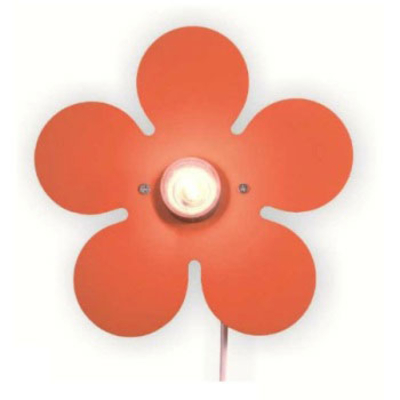 Wandlamp - Happy Flower Oranje