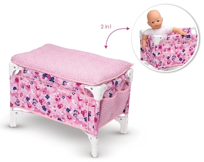 Corolle - Poppenbed en commode