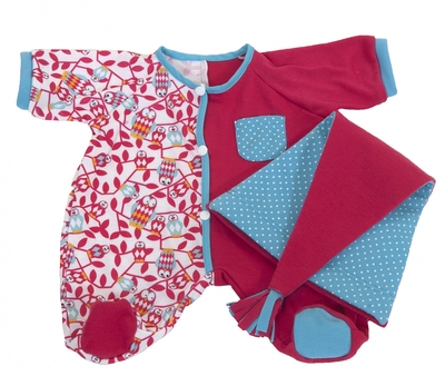 Rubens Baby - Kledingset pyjama roze