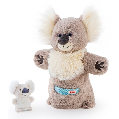 Trudi Handpop Koala met baby - 25 cm