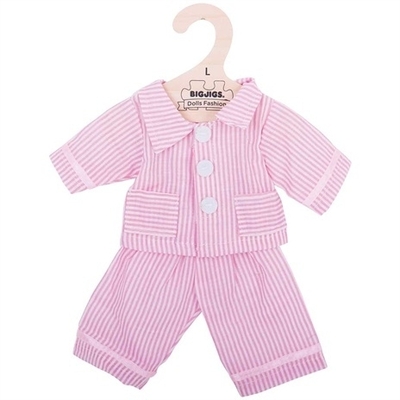 Bigjigs - 35cm - Roze pyjama