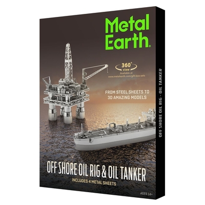 Metal Earth - Oil Rig & Oil Tanker