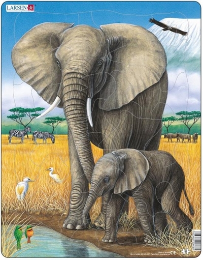 Legpuzzel safari dieren Larsen
