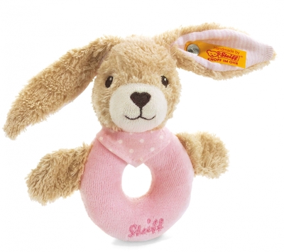 Steiff Rabbit Rammelaar roze