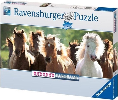 Legpuzzel - 1000 - Paarden panorama