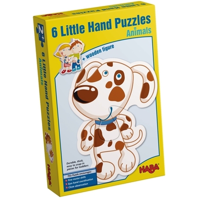 6 Little Hand puzzels animals - English - Haba