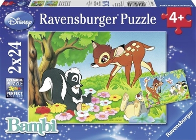 Legpuzzel - 2x24 Bambi - Ravensburger
