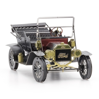 1908 Ford Model T donkergroen - Metal Earth