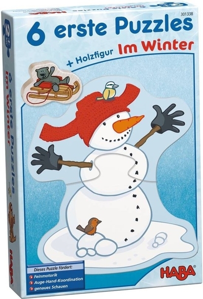 6 eerste puzzels in de winter - Haba