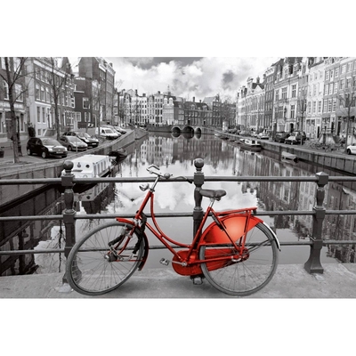 Legpuzzel - 1000 -  Amsterdam black en rood