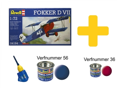 Voordeelpakket Fokker D VII incl. accessoires - Revell