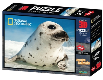 Legpuzzel - 500 - zeehond 3D