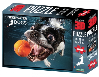 Legpuzzel 500 - Rocco onderwater hond