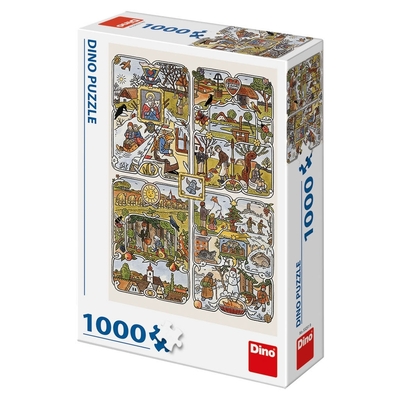 Legpuzzel - 1000 - Josef Lada Years Seasons