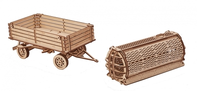 Trailer voor tractor - Wood.Trick