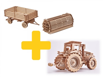 Voordeelpakket Wood.Trick tractor en trailer