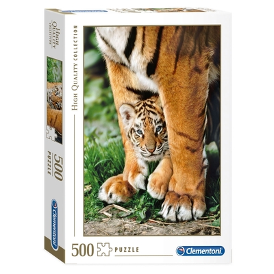 Legpuzzel - 500 stukjes - Tijger met jong