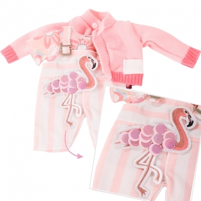 Babyset Flamingo 3delig - 30-33cm - Götz