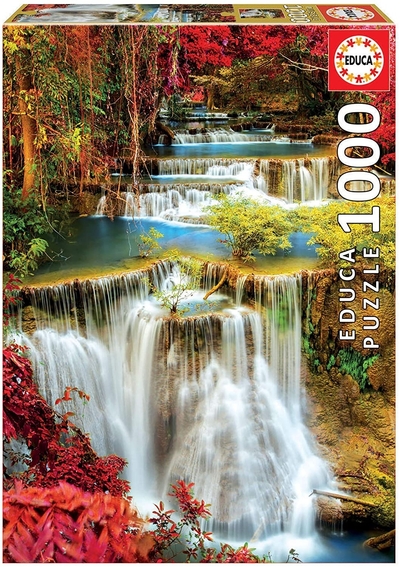 Legpuzzel - 1000 - Waterval in een diep bos