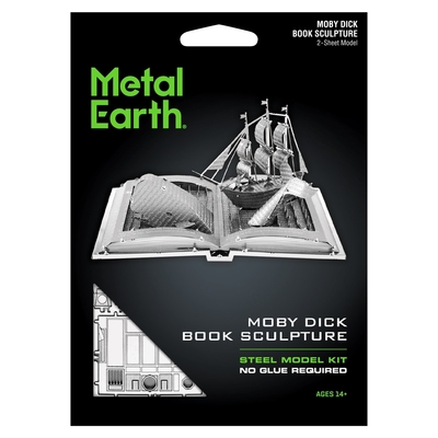 Moby Dick Book Sculpture - Metal Earth