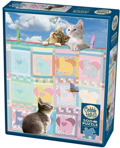 Legpuzzel - 500 - Quilted Kittens