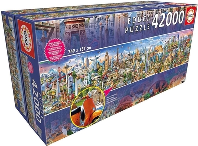 Legpuzzel - 42000 - De wereld rond