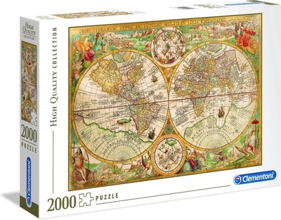 Legpuzzel - 2000 - Antieke wereldkaart