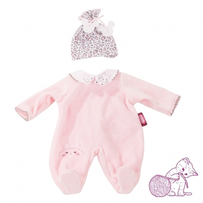 Pyjama met luipaard mutsje - 30-33cm - Götz