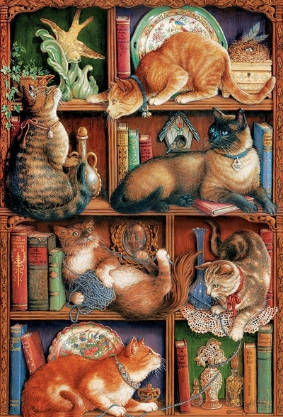 Legpuzzel - 2000 - Feline Bookcase