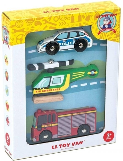 Noodvoertuigen set - Le Toy Van