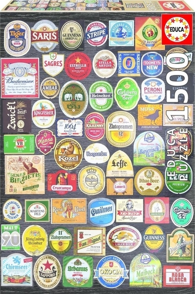 Legpuzzel - 1500 - Beer labels