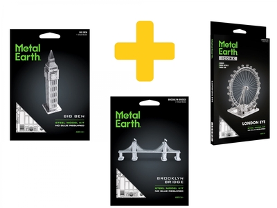 Voordeelpakket Metal Earth gebouwen Engeland