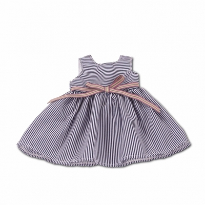 Gestreepte blauwe jurk - 45-50cm - Götz