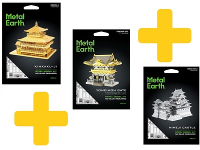 Voordeelpakket Metal Earth - Japanse gebouwen