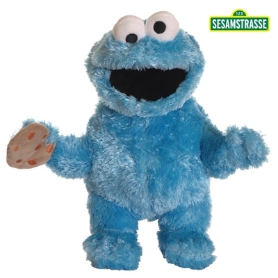 Handpop - Koekiemonster 33cm - Living Puppets