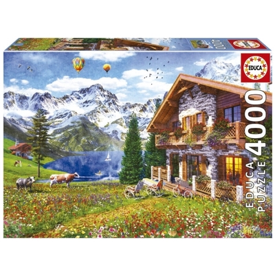 Legpuzzel - 4000 - Chalet in the Alps