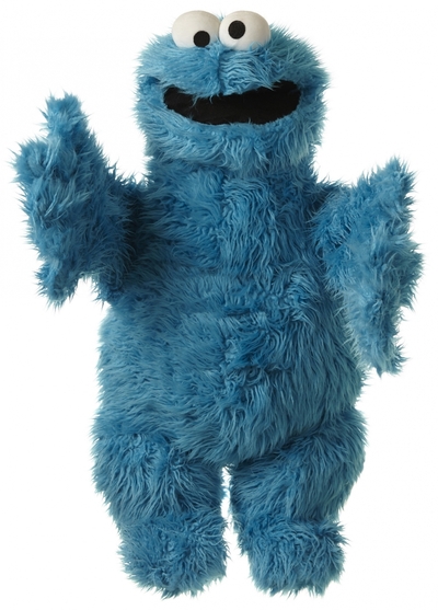 Handpop Koekiemonster - 65cm - Living Puppets